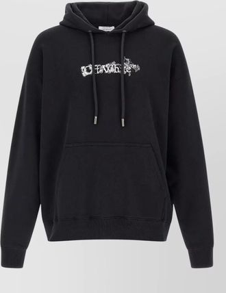 Off-white heraldic arrow skate hoodie