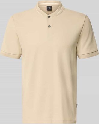 HUGO BOSS Regular Fit Poloshirt aus einer Baumwolle C-PRATT40 in Beige, Gr&ouml;&szlig;e XXXL
