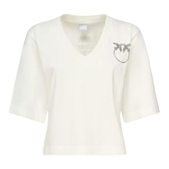 Pinko Mujer, Camisetas, Blanco, Talla: M