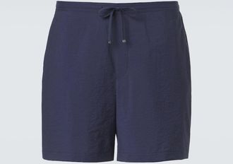 Loewe Paulas Ibiza cotton-blend poplin shorts