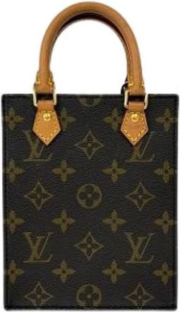Louis Vuitton Pre-owned Mini Bags, female, Brown, Size: ONE SIZE Pre-owned Petit sac plat bag