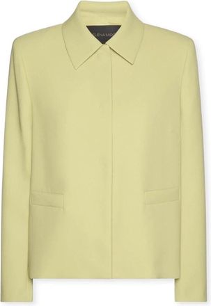 Elena Miro Cr&ecirc;pe Stoff Jas - Dames - Zomerjassen - Groen - 3XL - Polyester - Jassen