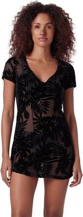 Lords of Harlech Country Floral Womens V-neck Mini Dress in Country Floral Black at Nordstrom, Size Medium