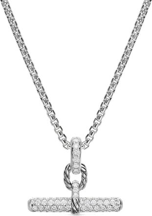 David Yurman Collana con diamanti DY Madison - Argento