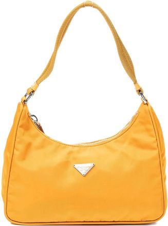 Prada Borsa a spalla con manico - Arancione