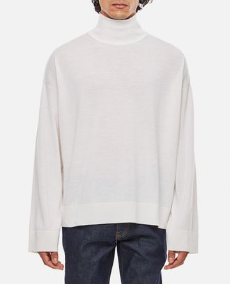 Bottega Veneta White Classic Knit Sweater