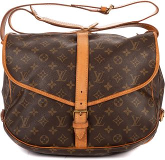 Louis Vuitton Pre-owned Womens Saumur GM Shoulder Bag - Brown - One Size