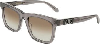 Ferragamo SF2113S 020 Mens Sunglasses Grey Size 55