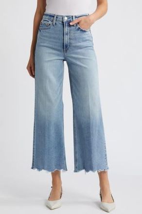 Pistola Denim Lana Raw Hem Ankle Wide Leg Jeans in Villa at Nordstrom Rack, Size 31
