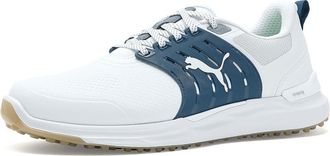 Puma Ignite Elevate 2 Wide Mens Shoes Puma White/Dark Indigo/Ice Coffee : 10.5 EE - Wide, Rubber