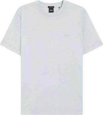 HUGO BOSS Thompson 01 T-shirt - Heren - Tops - Blauw - Maat: XL Katoen