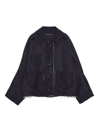 Edward Cuming Giacca con frange - Blu