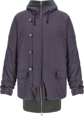 Magliano Jassen, Heren, Paars, L, Katoen, 3/4 Kenny Parka