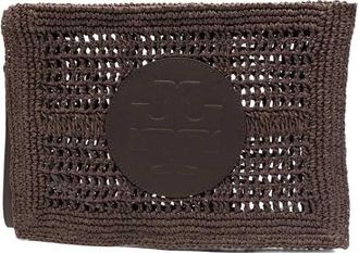 Tory Burch Tory Burch Ella clutch met logo