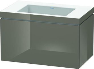 Duravit Duravit - Lavabo Para Muebles L-cube C-bonded Con Base, Colgante