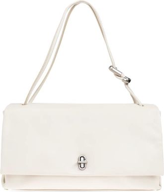 Marc Jacobs Schoudertas Dual Large - Dames - Schoudertassen - Beige - ONE Size - Leer - Tassen