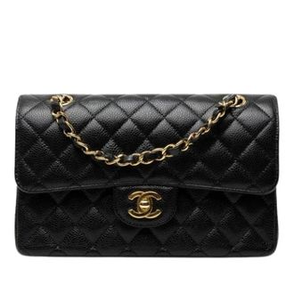 Chanel Pre-owned Vintage Schoudertas - Dames - Vintage Schoudertas - Zwart - ONE Size - Leer - Vintage