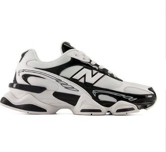 New Balance Unisex 9060R en Negro/Blanco, Cuero, Talla 37.5