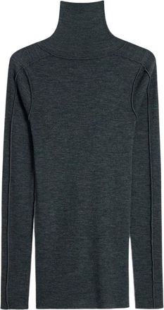 SOEUR Lois Rolkraag T-shirt - Dames - Coltruien - Grijs - XS - Wol - Truien & Vesten