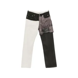 Rick Owens Patchwork Denim Jeans