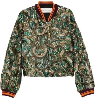 Dries Van Noten Vondel Sequin-embellished Jacket