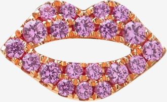 Roxanne First Einzelner Ros&eacute;gold-Ohrstecker Scarletts Pink Sapphire Kiss