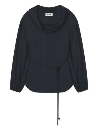 &Aacute;eron Soraya long-sleeve blouse - Zwart