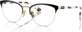 Vogue Eyewear 51mm Oval optical glasses in Black at Nordstrom