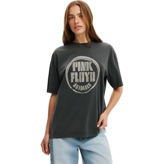 Cotton On The Lcn Music Boxy Graphic Tee in Pink Floyd Animals Washed at Nordstrom, Size Xx-Small