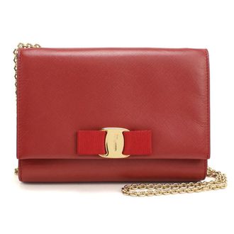 Ferragamo Leather Shoulder Bag (Pre-Owned)