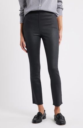 Frank & Eileen Derry Illusion Pull-On Pants in Black Wax at Nordstrom, Size 27