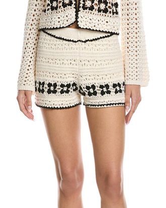 Vintage Havana Crochet Floral Short