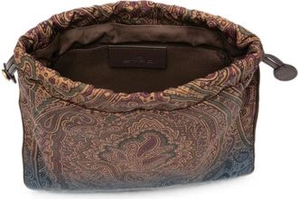 Etro Paisley-Print Fabric Tote Bag - Brown