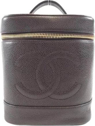 Chanel Pre-owned Handbags, female, Brown, Size: ONE SIZE Pre-owned Vintage Handbag