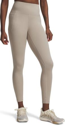 Under Armour Meridian Ankle Leggings in Timberwolf Taupe at Nordstrom, Size Xx-Large