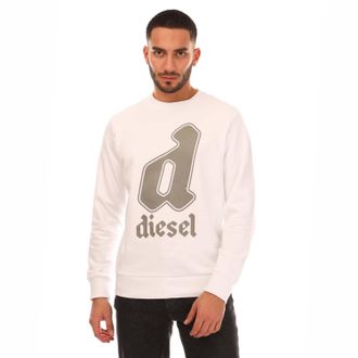 Diesel Heren S-Gir 13-1 Sweatshirt (Wit)