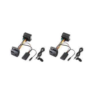 OEM Compatible Con Adaptador De Cable De Audio 2x Aux 5.0 + Micr&oacute;fono Externo, Apto Para Cd30, Cdc40, Cd70 Y Dvd90