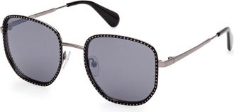 Max & Co. MO0091 01A Womens Sunglasses Black Size 52