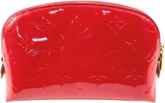 Louis Vuitton Pre-owned Clutches, female, Red, Size: ONE SIZE Pre-owned Monogram Vernis Pouch