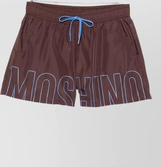 Moschino beach shorts side pockets back pocket