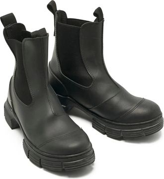 Ganni Stivaletti con linguetta - Nero