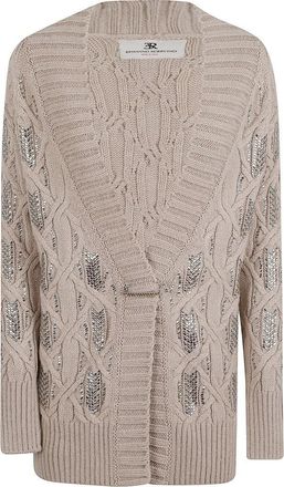 Ermanno Scervino Relaxed Fit Wool Blend Cardigan