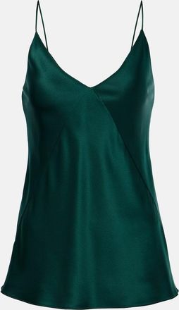 Max Mara Metello silk satin tank top