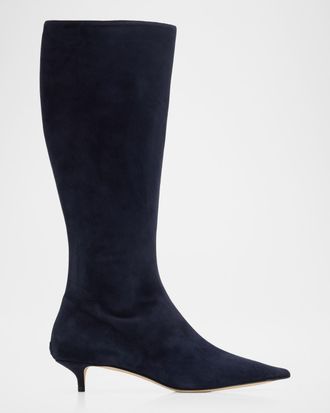 Jimmy Choo London 35mm Amis Suede Knee-High Boots