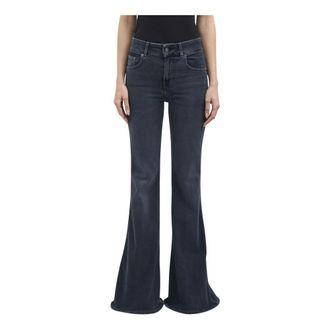 Haikure Flared Jeans, female, Blue, Size: W24 Farrah Flared Jeans