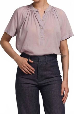 M.Patmos Perry Button Down Shirt In Lavender