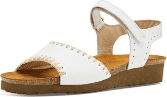 Naot Luna Womens Wedge Shoes Soft White Leather : EU 41 (US Womens 10) M