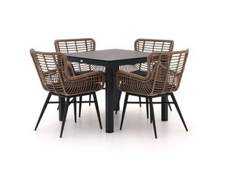 Intenso Furniture Intenso Asti/La Fonte 90cm dining tuinset 5-delig