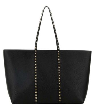Valentino Garavani Black Rockstud Large Tote