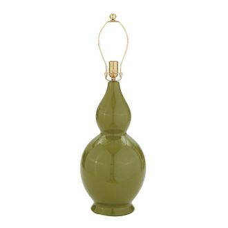 Ballard Designs Brynn Double Gourd Lamp Base - Sage - Ballard Designs
